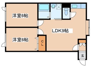 レスポアール23の物件間取画像